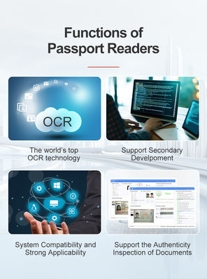 Ottimizza i tuoi controlli di sicurezza con lo scanner di passaporti USB 2.0 Risultati veloci ed accurati