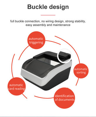 Illuminazione ICAO Doc 9303 Passaporti Pagina completa MRZ Passport Reader con SDK gratuito RFID