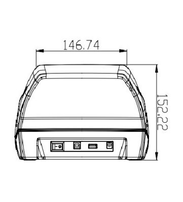 Lettore di passaporti e carte d'identità USB2.0 Scanner per autonoleggio USB2.0 Interfaccia