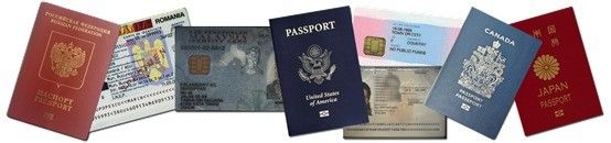 Hotel e lettore di carte d'identità aeroportuale Visa Scanner 235*250*148mm con kit di sviluppo software