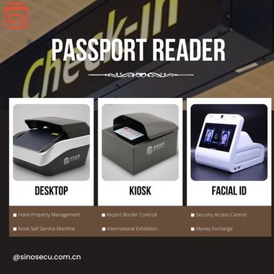 Kit di sviluppo software SDK Passport Reader e Authenticator per aeroporto di Sinosecu