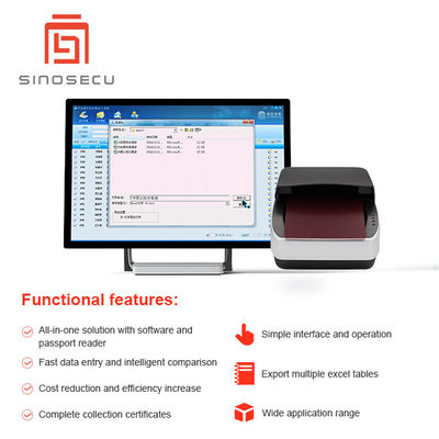 Scanner Sinosecu Passport Data Entry System Il software migliore per le agenzie di viaggio