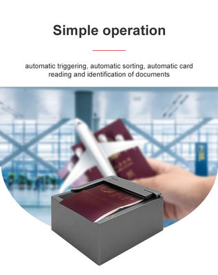 1 secondo Velocità di elaborazione OCR Scanner di documenti di viaggio certificato CE FCC per la scansione dell'identità