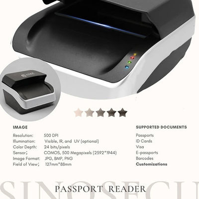 MRZ ID scanner APR5300 I lettore di passaporto lettore di visti con SDK di integrazione del sistema gratuito